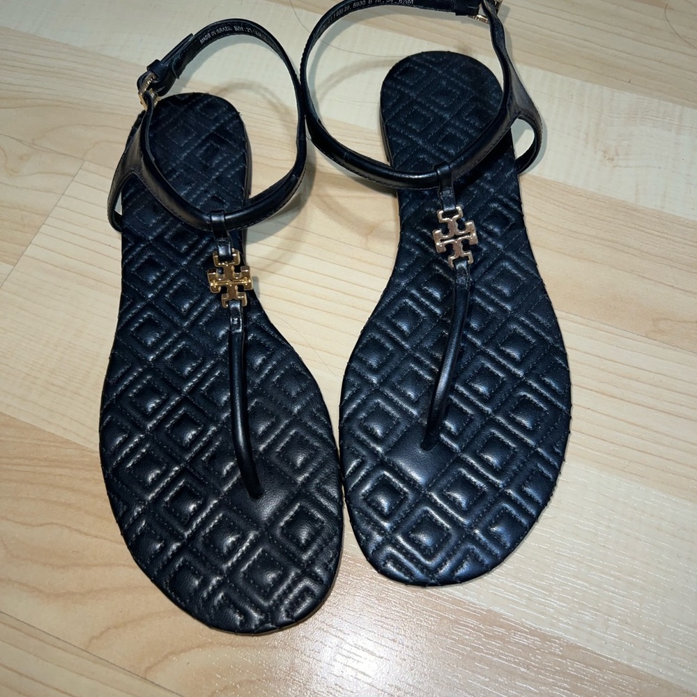 Tory Burch Emmy Leather Thong Sandals